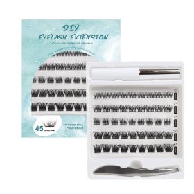 False Eyelashes Extension Clusters