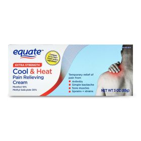 Equate Extra Strength Cool & Heat Pain Relieving Cream;  3 oz