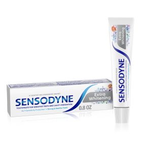 Sensodyne Extra Whitening Sensitive Toothpaste;  0.8 oz
