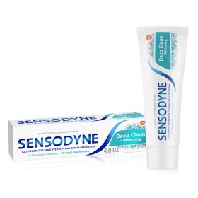 Sensodyne Deep Clean Whitening Sensitive Toothpaste;  4 oz