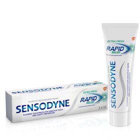 Sensodyne Rapid Relief Sensitive Toothpaste;  Extra Fresh;  3.4 oz
