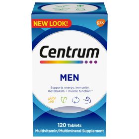 Centrum Multivitamin for Men;  Multivitamin/Multimineral Supplement With Vitamin D3;  120 Count