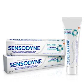 Sensodyne Complete Protection Sensitive Toothpaste;  Extra Fresh;  3.4 oz;  2 Pack