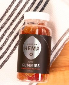 Made by Hemp - Assorted Flavors Full Spectrum Gummies, 25mg/40ct