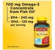 Nature Made Burp Less Omega 3 Fish Oil Supplements 700 mg Minis Softgels, 120 Count