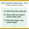 Nature's Bounty Melatonin Sleep Aid Tablets;  10 mg;  45 Count