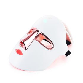 Electric Light Facial Mask (Option: Rose Gold-No box-USB)