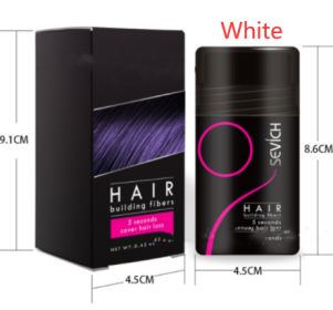 Powder Extension Thinning Thickening Hair Growth (Option: White-12g)