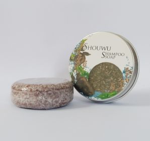 Ginseng Soap Shampoo (Option: Style two aluminum box packagi-55g-1PC)