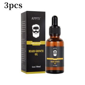 Argan Beard Growth Oil (Option: 30ml APPTI Beard Growth Oil-3PCS)