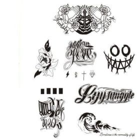 Tattoo Stickers (Option: 8Totem A sheets)
