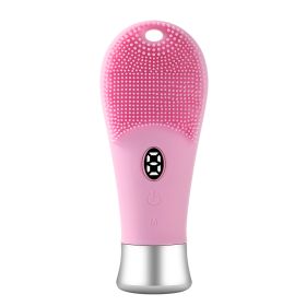 Heating Face Cleaning Tool (Option: PinkB-USB)