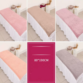 Towel Skin Management Pack (Option: Rose powder-Bed Towel 80x190cm)
