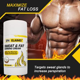 Sweat and Fat Burning Cream (Color: White)