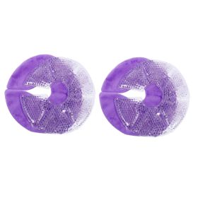 Cold And Hot Nipple Compress (Option: Opp Bag Purple One Pair)