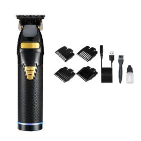 Rechargeable Household Hair Clippers (Option: Black USB)