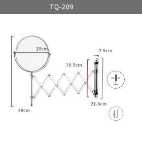 Simple Fashion Metal Makeup (Option: TQ209 8inch-10x)