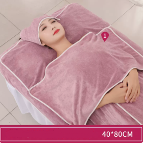 Towel Skin Management Pack (Option: Coral violet-Chest towel 40x80cm)