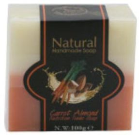 Tea Tree Moisturizing Facial Cleanser Soap (Option: Carrot and almond)