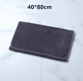 Pure Cotton Large Bath Towel (Option: Grey Pillow Towel 40x80)