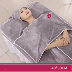 Towel Skin Management Pack (Option: Misty rain ash-Chest towel 40x80cm)