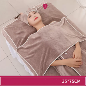Towel Skin Management Pack (Option: Hazelnut brown-Pillow towel 35x75cm)