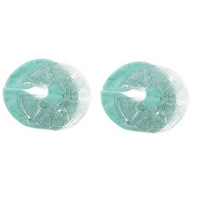 Cold And Hot Nipple Compress (Option: Opp Bag Greena Pair)