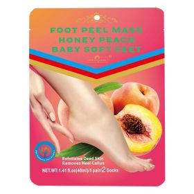 Exfoliating Foot Peeling Mask (Option: Honey Peach)