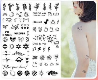 Tattoo Stickers (Option: Juice 75Stickers)