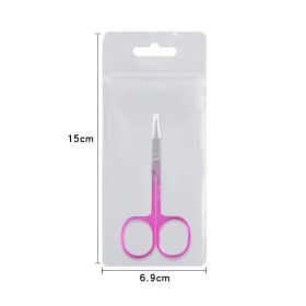 Stainless Steel Beauty Scissors (Option: Gradual powder-Sanding bag)