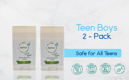 All-natural Deodorants for Kids & Teens (OPTIONS: 2-Pack Teen Boys)