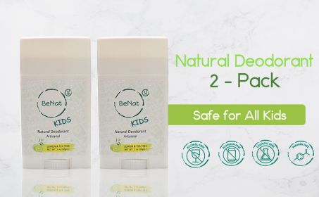 All-natural Deodorants for Kids & Teens (OPTIONS: 2-Pack Kids)