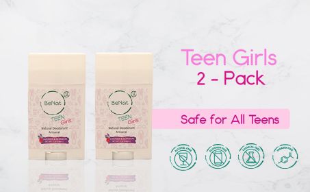 All-natural Deodorants for Kids & Teens (OPTIONS: 2-Pack Teen Girls)