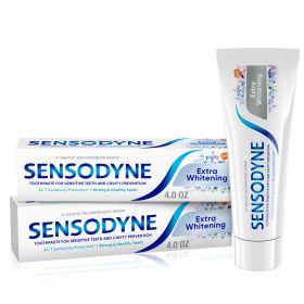 Sensodyne Extra Whitening Sensitive Toothpaste;  4 oz;  2 Pack (Brand: Sensodyne)