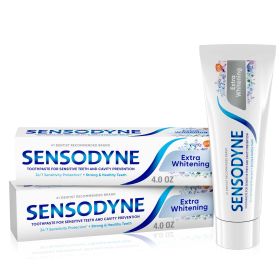 Sensodyne Extra Whitening Sensitive Toothpaste;  4 oz;  2 Pack (Brand: Sensodyne)