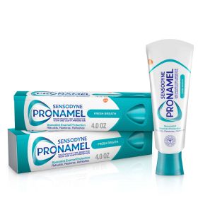 Sensodyne Pronamel Fresh Breath Sensitive Toothpaste;  Fresh Wave;  4 oz;  2 Pack (Brand: Sensodyne)