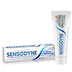 Sensodyne Extra Whitening Sensitive Toothpaste;  4 oz (Brand: Sensodyne)