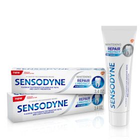 Sensodyne Repair and Protect Whitening Sensitive Toothpaste;  3.4 oz;  2 Pack (Brand: Sensodyne)