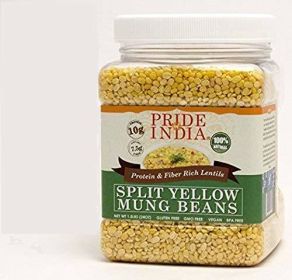 Split Yellow Mung Beans (size: 3.3 LB)
