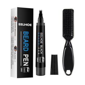 Beard Pen Kit Waterproof (Color: Black)