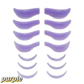 Silicone Pads For Eyelash Curling (Color: Purple)