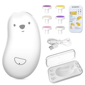 Baby Electric Nail Clipper Device (Option: Charging White)