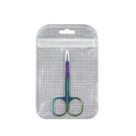 Stainless Steel Beauty Scissors (Option: Color titanium-Flash bag)