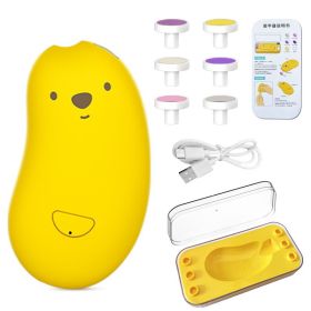 Baby Electric Nail Clipper Device (Option: Charging Yellow)
